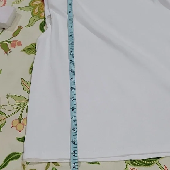 J Crew Structured muscle T-shirt in  cotton white Sz XXS NWT - Picture 6 of 6